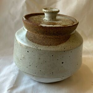 Stoneware Lidded Container